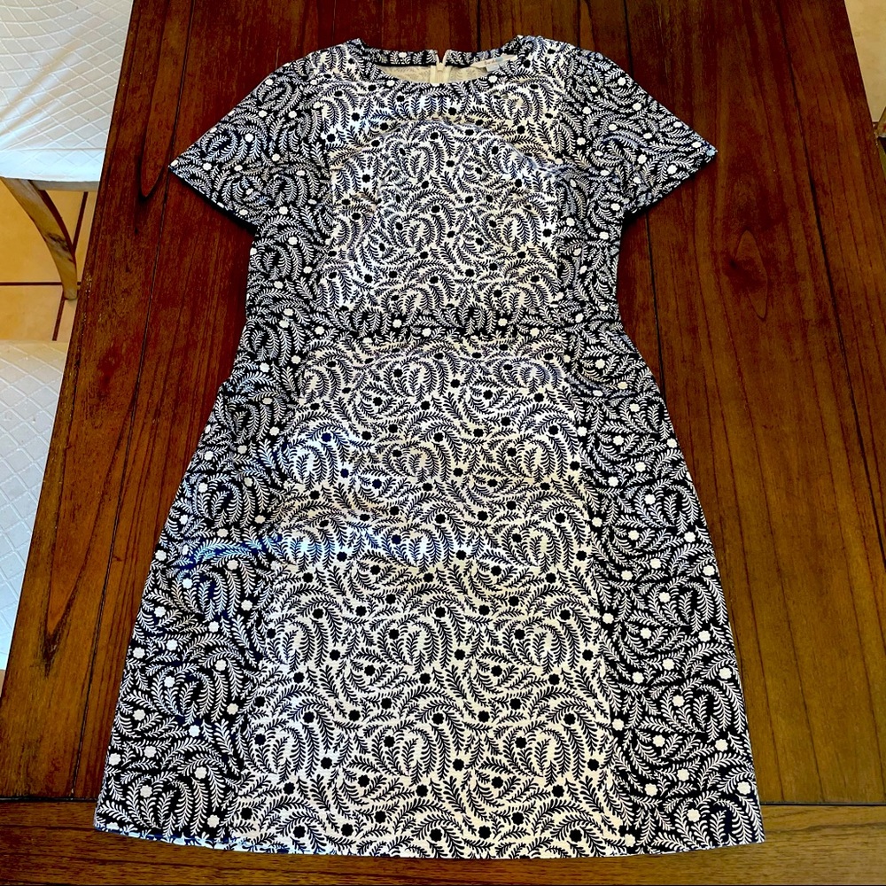 Black and white boden dress 12 long